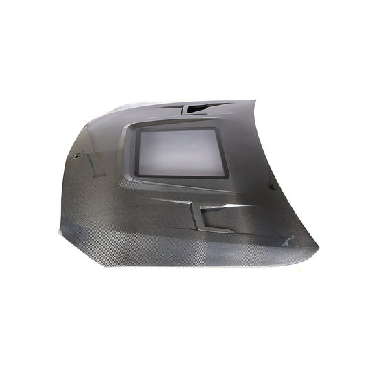 Carbon Fiber Hood with glass For Benz C-Class A205 C205 W205 C43 AMG（2014-2018）