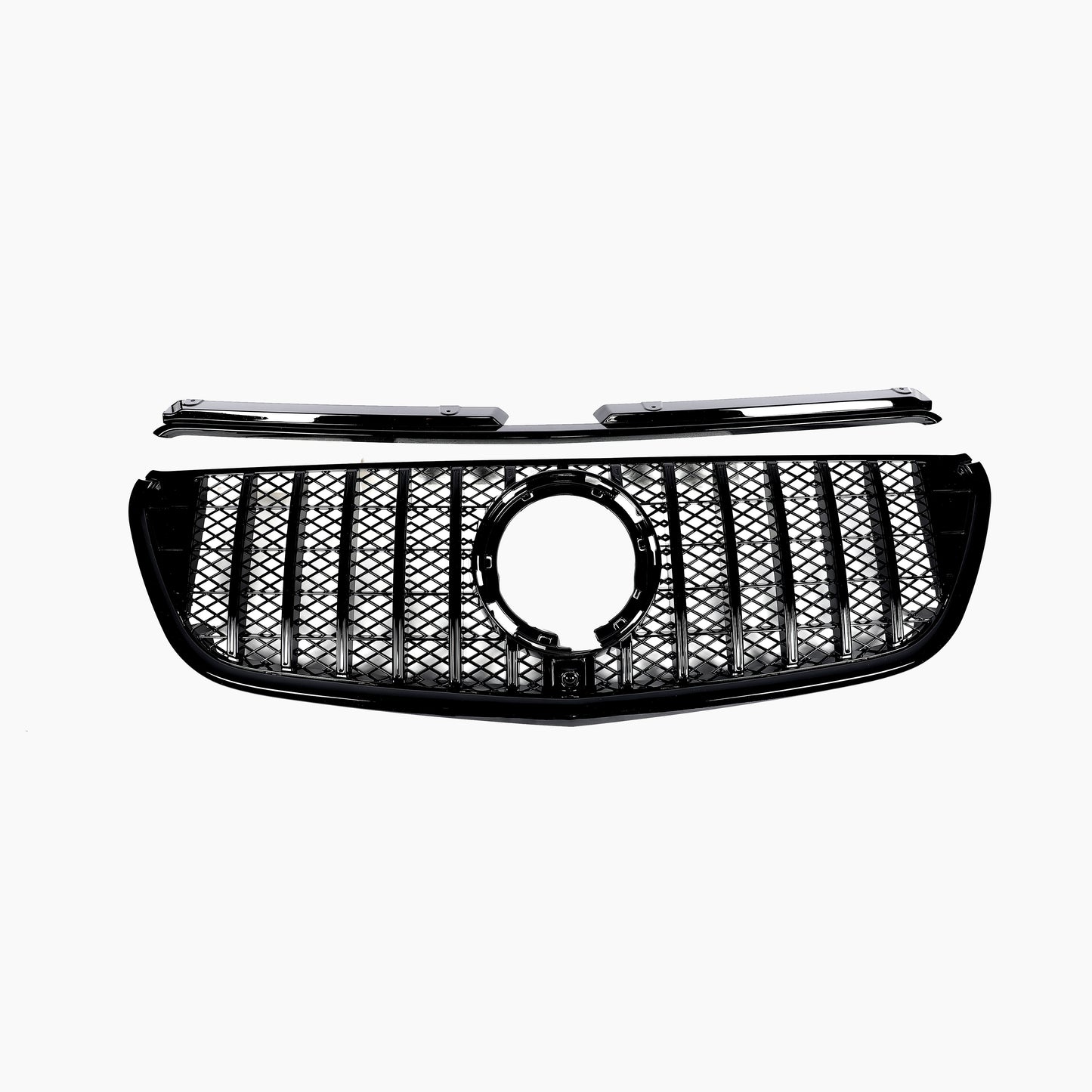 Black Front Grille For Mercedes Benz Vito W447 Pre‑Facelift (2014–2019)