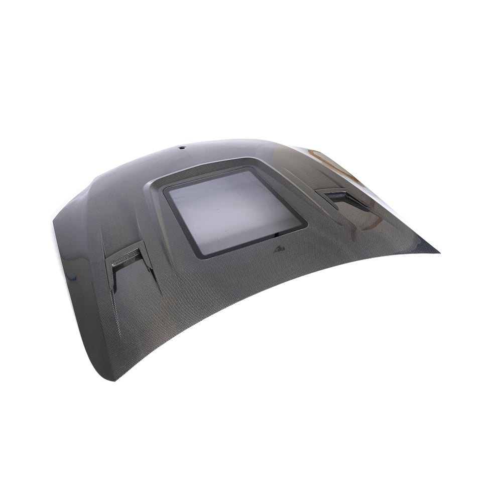 Carbon Fiber Hood with glass For Benz C-Class A205 C205 W205 C43 AMG（2014-2018）