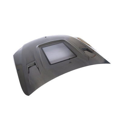 Carbon Fiber Hood with glass For Benz C-Class A205 C205 W205 C43 AMG（2014-2018）