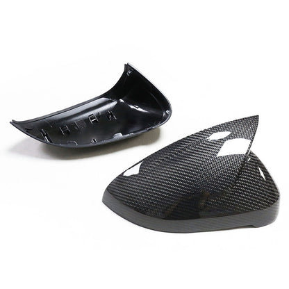 M4 Style Carbon Fiber REPLACEMENT Mirror Caps For Audi A4/S4 B9 Pre-LCl (2016-2019) A4/S4 B9.5 LCI(2020-2023)