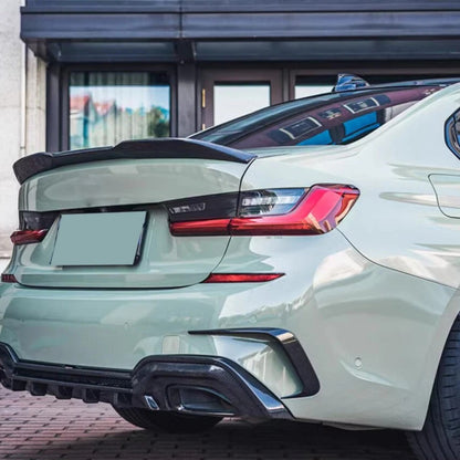 Performance Style Carbon Fiber Rear Bumper Canards for BMW 3 Series G20 Pre-LCI M Sport (2019-2022)