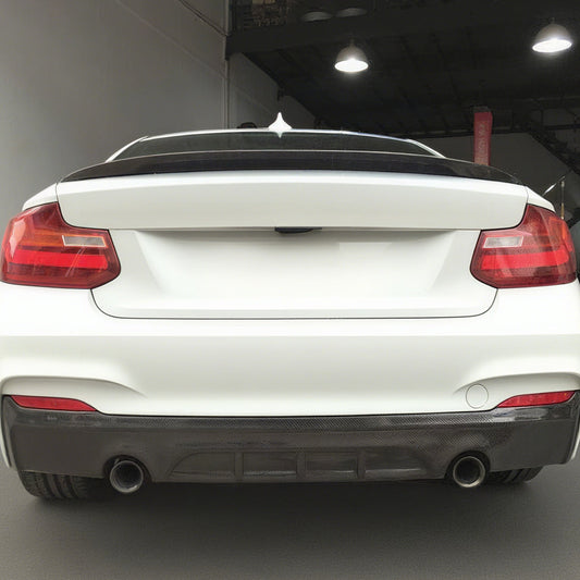Performance Style Carbon Fiber Rear Diffuser for BMW 2 Series F22/F23 M-Sport (2014-2021)