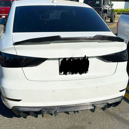 ST Style  Carbon Fiber Rear diffuser for Audi A3 Sline/S3 8V Pre-LCI (2012-2016)
