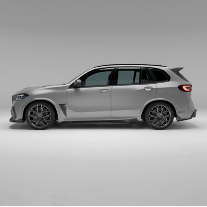 BMW X5M F95 Pre-LCI fender vent finished side profile view