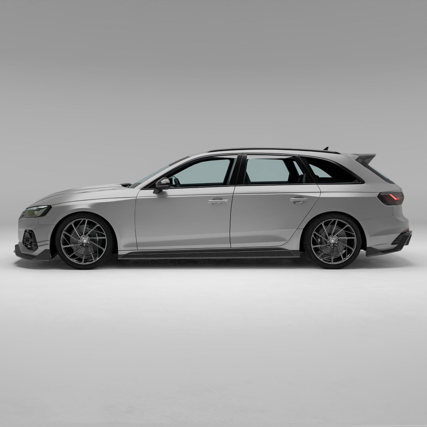 Audi RS4 B9.5 carbon side skirt pair product layout