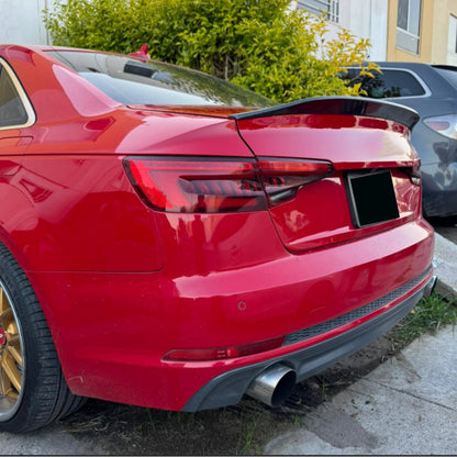 CA Style Carbon Fiber Trunk Spoiler for Audi A4/S4 B9 Pre-LCI (2016-2019)