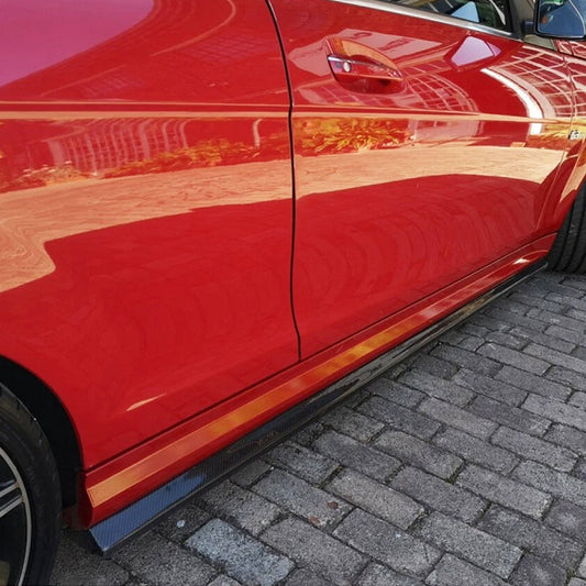 AMG Style Carbon Fiber Side Skirts for Mercedes Benz C63 AMG W204 (2008-2015)