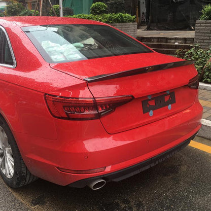 OEM Style Carbon Fiber Trunk Spoiler for Audi A4/S4 B9 Pre-LCI (2016-2019)