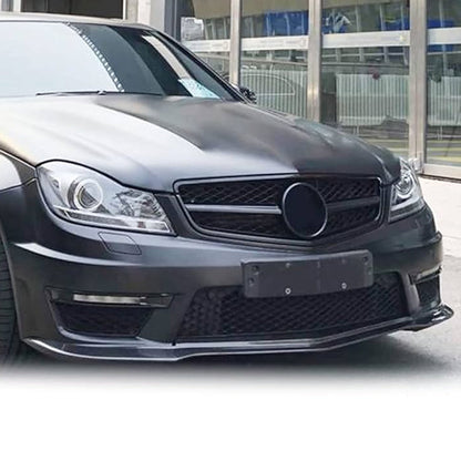 ST Style Carbon Fiber Front Lip for Mercedes Benz C63 W204 Facelift (2011-2015)
