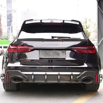ST Style Carbon Fiber Rear Middle Spoiler for Audi RS6 C8 (2019–2024)