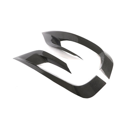 ST Style Carbon Fiber Front Canards For Mercedes Benz S‑Class W222 Sport Pre‑Facelift (2014–2017)