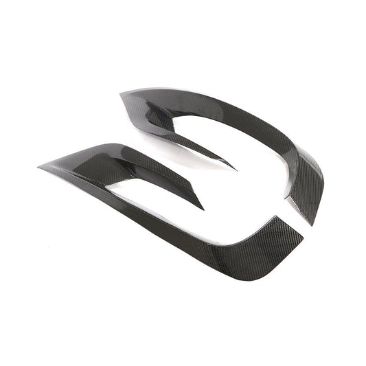 ST Style Carbon Fiber Front Canards For Mercedes Benz S‑Class W222 Sport Pre‑Facelift (2014–2017)