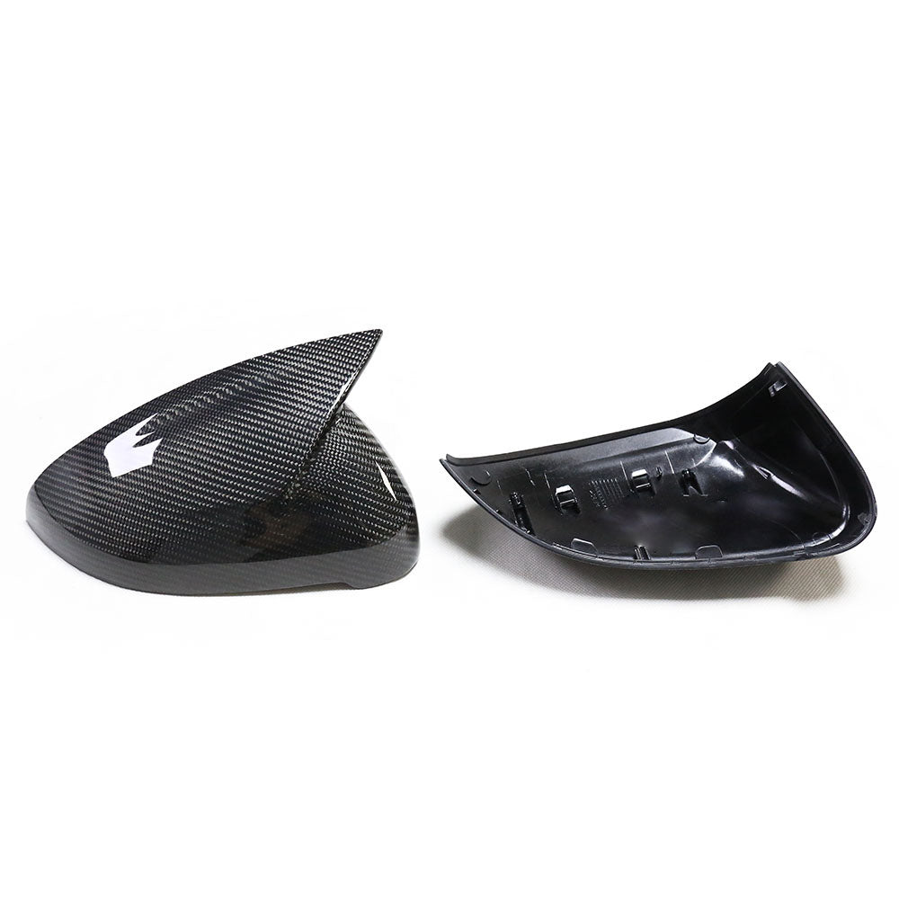 M4 Style Carbon Fiber REPLACEMENT Mirror Caps For Audi A4/S4 B9 Pre-LCl (2016-2019) A4/S4 B9.5 LCI(2020-2023)