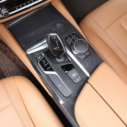 ST Style Carbon Fiber Center Console Trims For BMW 5 Series G30 G31/ F90 M5 Pre-LCI (2017-2020)
