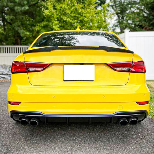 M4 Style Carbon Fiber Trunk Spoiler for Audi A3/S3/RS3 (2012-2020)