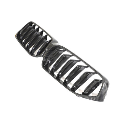 Dual Slat Carbon Fiber Front Grille for BMW 6 Series G32 GT (2017+)