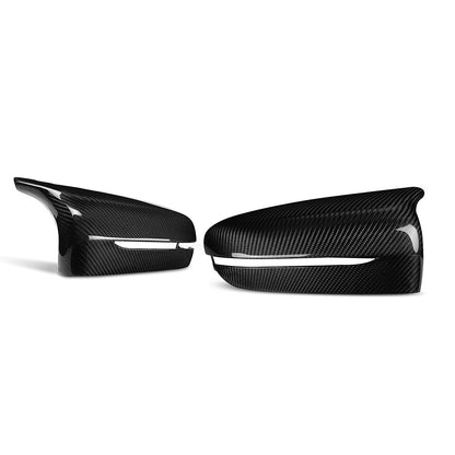 ST Style Carbon Fiber REPLACEMENT Mirror Caps for BMW 5 Series M5 F90 Pre-LCI (2017-2020)