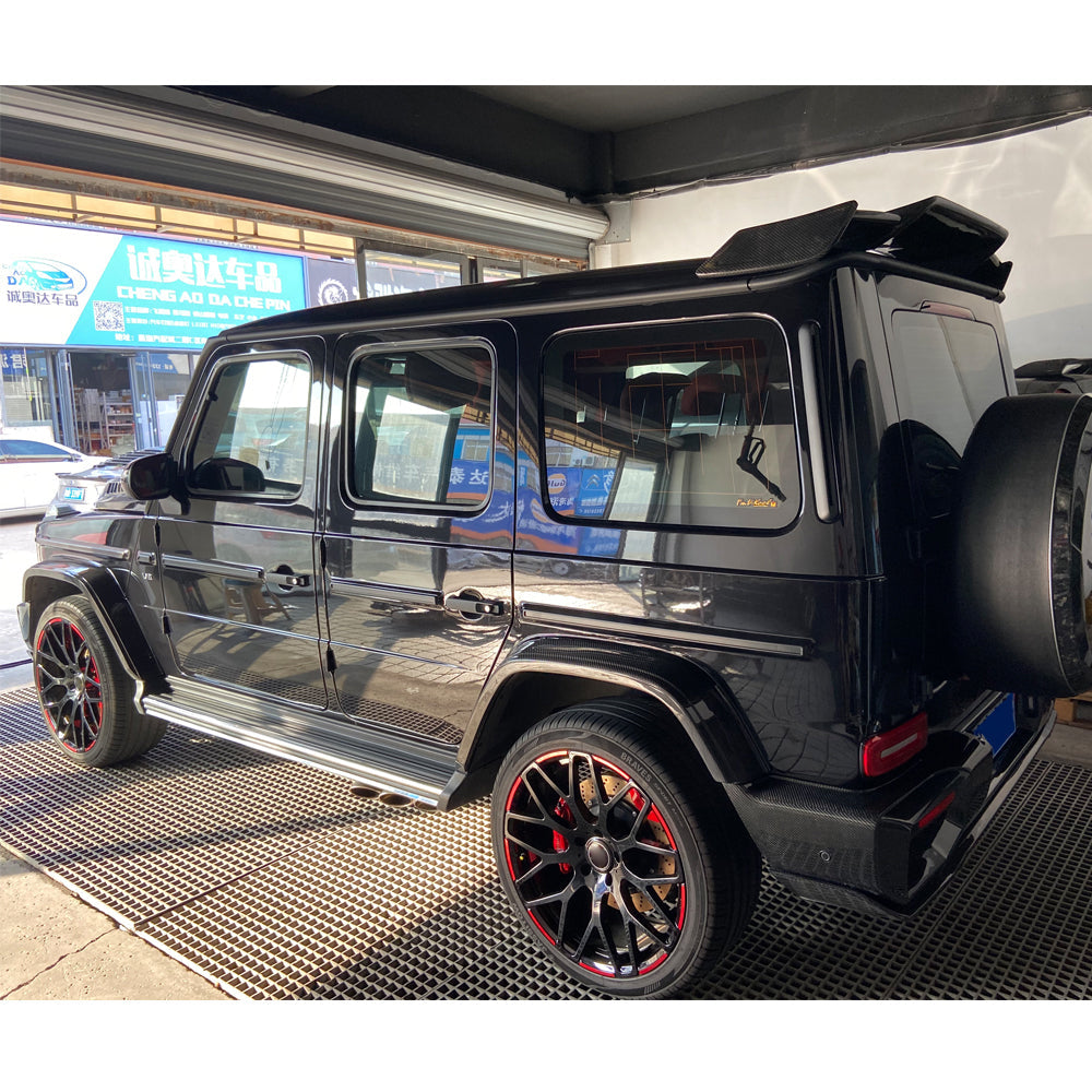 Top Car Style Carbon Fiber Fender Flares For Mercedes Benz G‑Class W463A Pre‑Facelift (2019–2023)