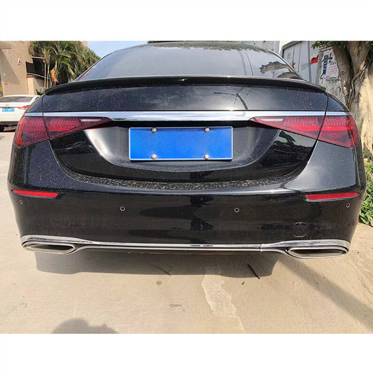 B Style Carbon Fiber Trunk Spoiler For Mercedes Benz S‑Class W223 (2021+)