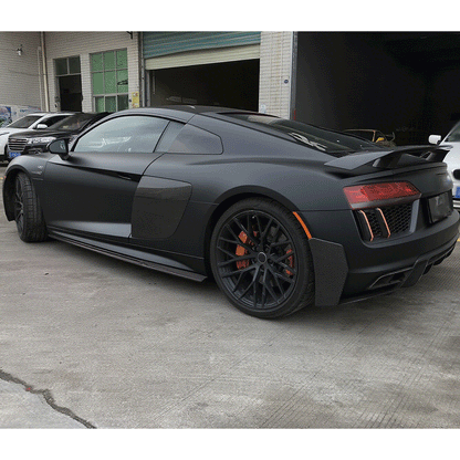 Performance Style Carbon Fiber Side Skirts For Audi R8 4S Pre‑LCI (2016–2018)