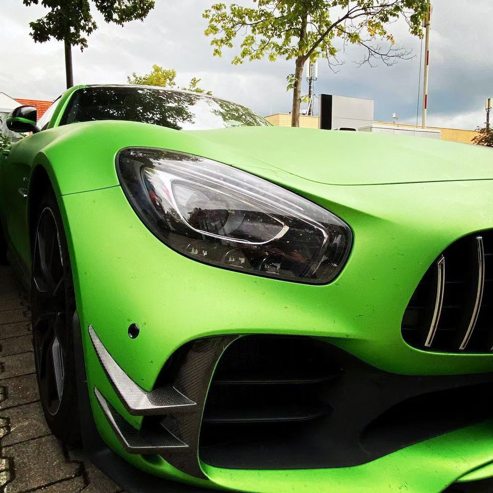 ST Style Carbon Fiber Front Canards For Mercedes Benz AMG GT R Coupé (2015–2021)