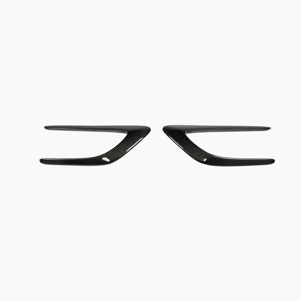 ST Style Carbon Fiber Side Panels For Mercedes Benz C63 AMG W205 Pre‑Facelift (2015–2018)