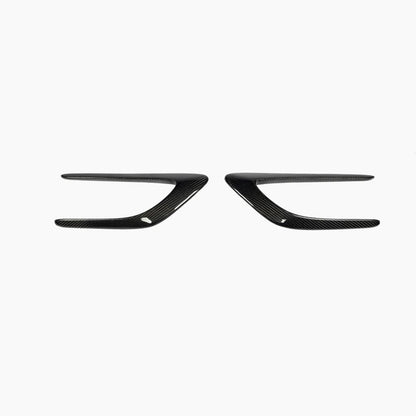 ST Style Carbon Fiber Side Panels For Mercedes Benz C63 AMG W205 Pre‑Facelift (2015–2018)