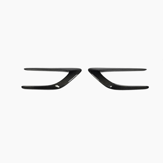 ST Style Carbon Fiber Side Panels For Mercedes Benz C63 AMG W205 Pre‑Facelift (2015–2018)