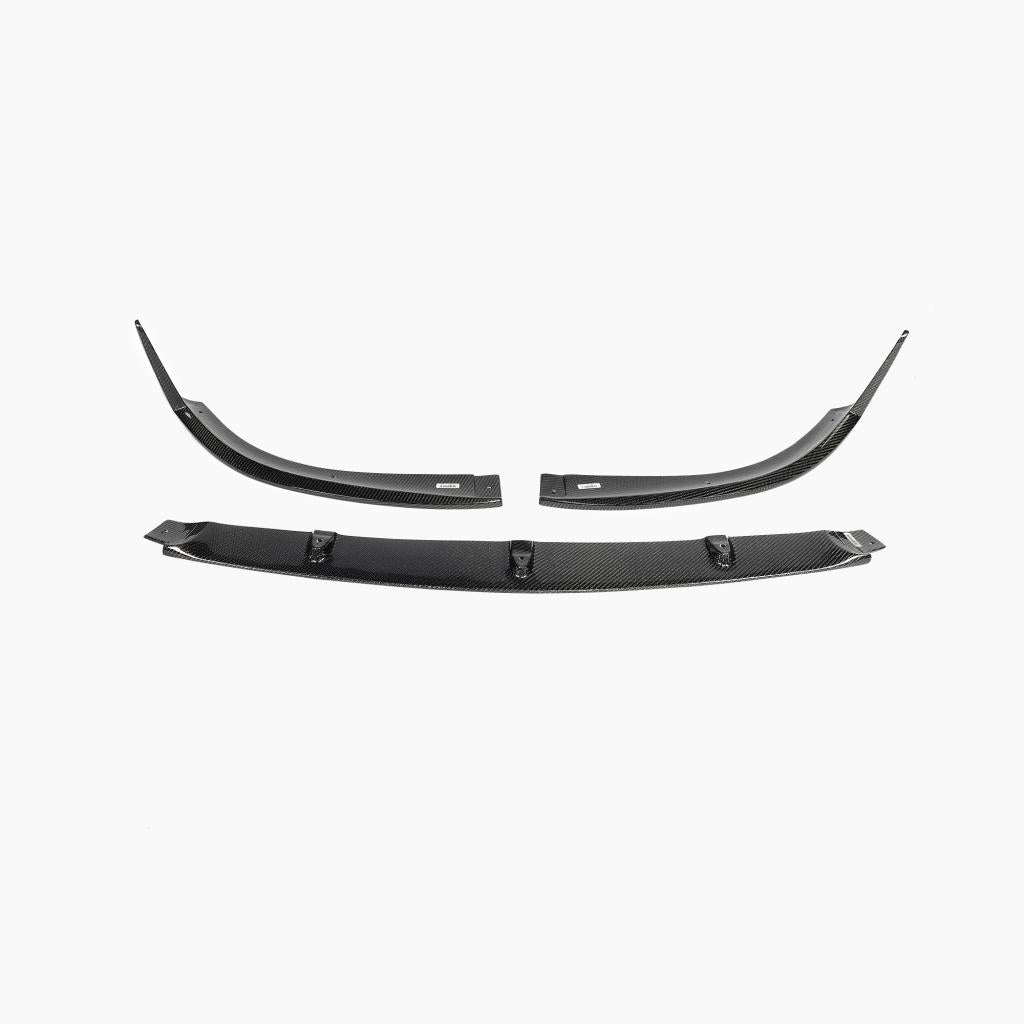 ST Style Carbon Fiber Front Lip for Mercedes Benz C63 AMG W205 Pre‑Facelift (2015–2018)