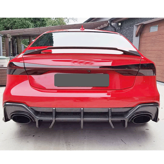 CA Style Carbon Fiber Trunk Spoiler for Audi A7 Sline / RS7 / S7 C8 (2019–2024)