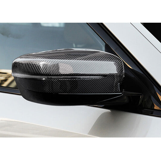 OEM Style Carbon Fiber ADD ON Mirror Caps for BMW G30 G31 Pre-LCI G11 G12 LCI (2017–2020)