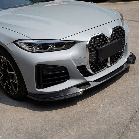 3D Style Carbon Fiber Front Lip for BMW 4 Series, i4 G26 Gran Coupé (2021+)