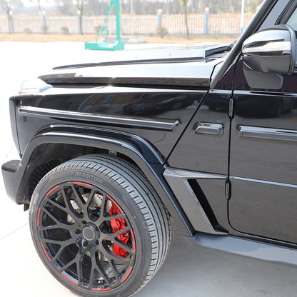 ST Style Carbon Fiber Side Fender For Mercedes Benz G‑Class W463A Pre‑Facelift (2019–2023)