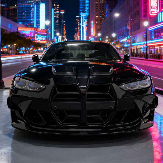 ST Style Prepreg Carbon Fiber Front Lip For M3 G80/G81 M4 G82/ G83 (2021+)
