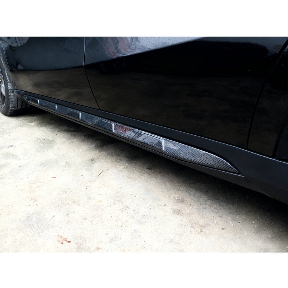ST Style Carbon Fiber Side Skirts for Mercedes Benz GLA 45 AMG X156 Pre‑Facelift (2014–2016)