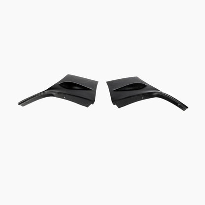 STI Style BLACK Front Bumper Splitter for Subaru Impreza WRX (2004-2005)
