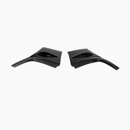 STI Style BLACK Front Bumper Splitter for Subaru Impreza WRX (2004-2005)