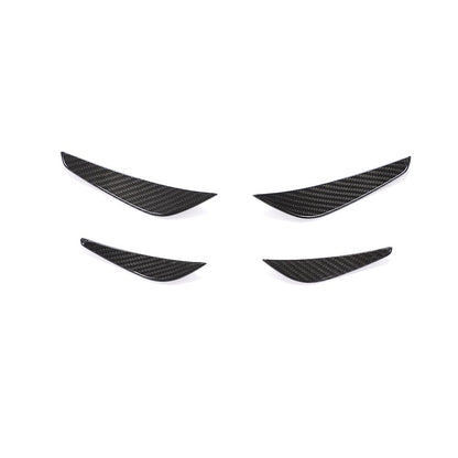 AC Style Carbon Fiber Front Canards for BMW 8 Series G14/G15/G16 (2019+)