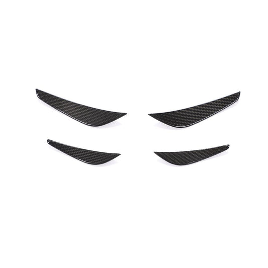 AC Style Carbon Fiber Front Canards for BMW 8 Series G14/G15/G16 (2019+)