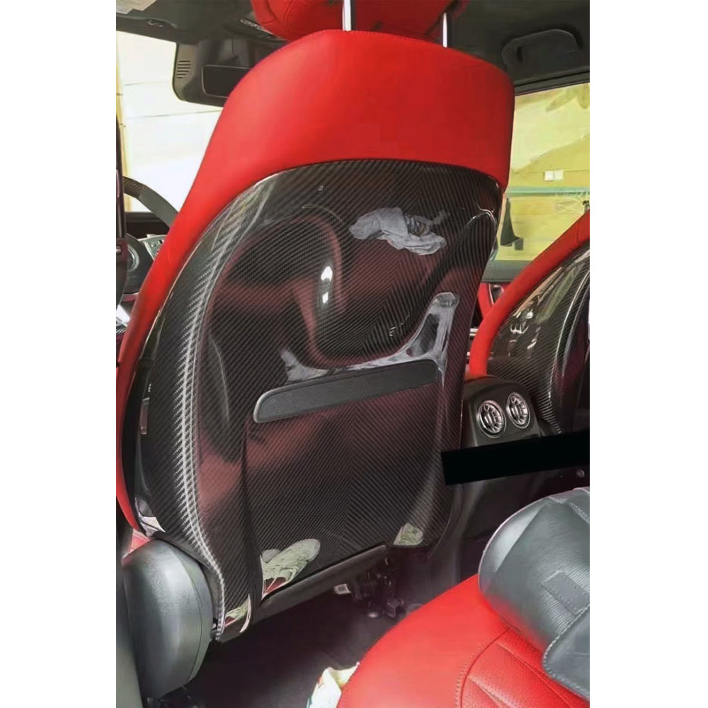 ST Style Carbon Fiber Seat Back Cover For Mercedes Benz G‑Class W463A Pre‑Facelift (2019–2023)