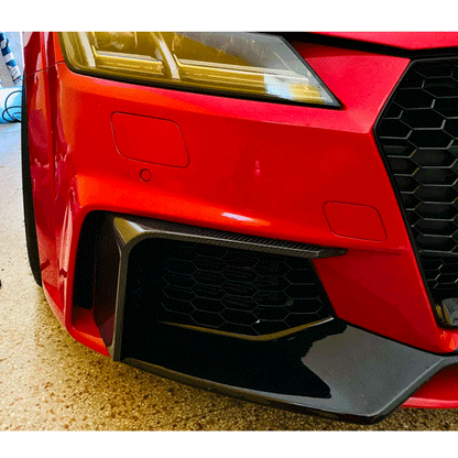ST Style Carbon Fiber Front Canards For Audi TT RS MK3 8S Pre-LCI (2017–2019)