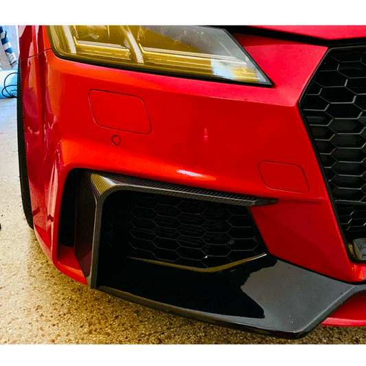 ST Style Carbon Fiber Front Canards For Audi TT RS MK3 8S Pre-LCI (2017–2019)