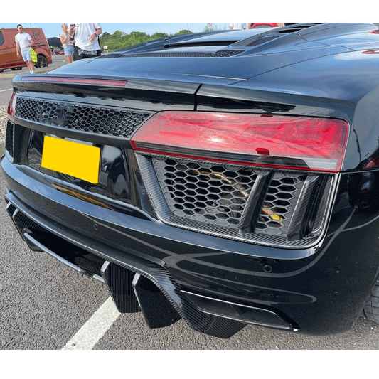 ST Style Carbon Fiber Air Vents For Audi R8 4S Pre‑LCI (2016–2018)