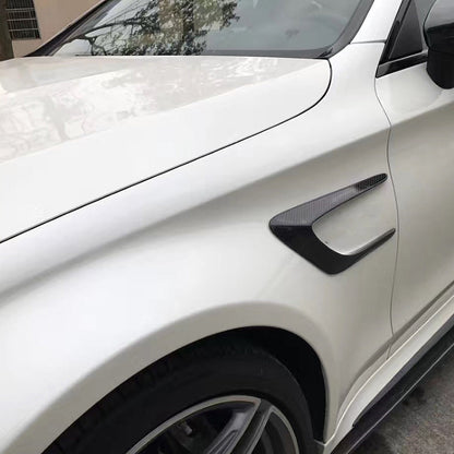 ST Style Carbon Fiber Side Panels For Mercedes Benz C63 AMG W205 Pre‑Facelift (2015–2018)