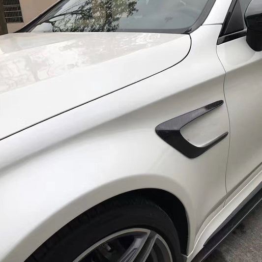 ST Style Carbon Fiber Side Panels For Mercedes Benz C63 AMG W205 Pre‑Facelift (2015–2018)