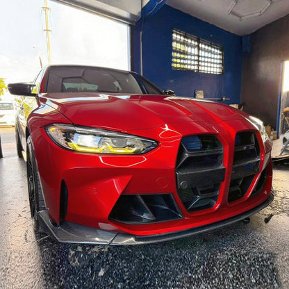 CSL Style Prepreg Carbon Fiber Front Lip For BMW M3 G80/G81 , M4 G82/G83 (2021+)