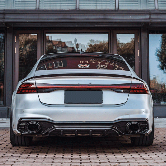 ST Style Carbon Fiber Rear Diffuser for AUdi A7 Sline / S7 C8 (2019–2024)