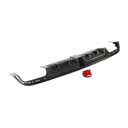 B Style Carbon Fiber Rear Diffuser For Mercedes Benz S‑Class W222 Pre‑Facelift (2014–2017)