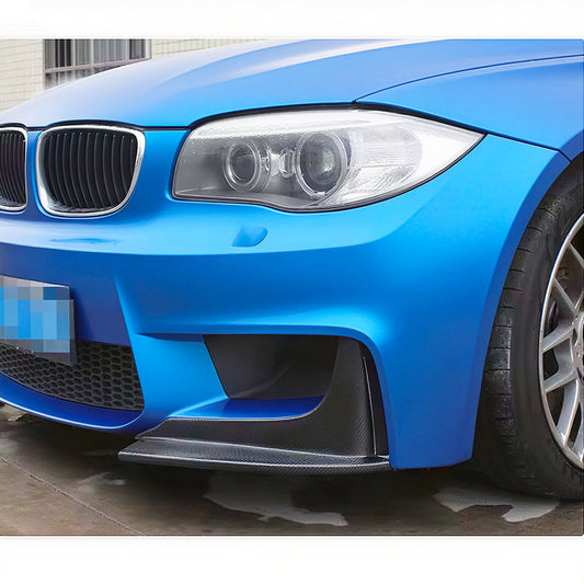 Performance Style Carbon Fiber Front Bumper Splitters for BMW 1 Series E82 1M Coupé（2011-2018）